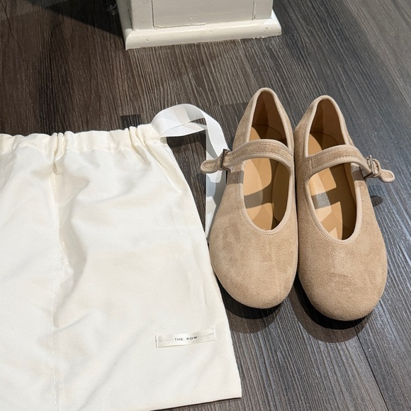 NWOT The Row Boheme Suede Mary Jane Flat size 38 - Picture 2 of 11